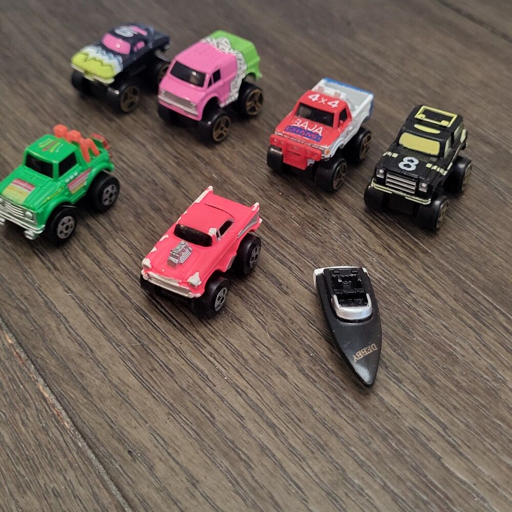 Micro Machines Lot (7) Road Champs Vintage 1980’s Galoob Micro Machines- Trucks